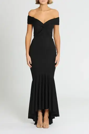 Jadore Elyse Gown Black Size AU 16