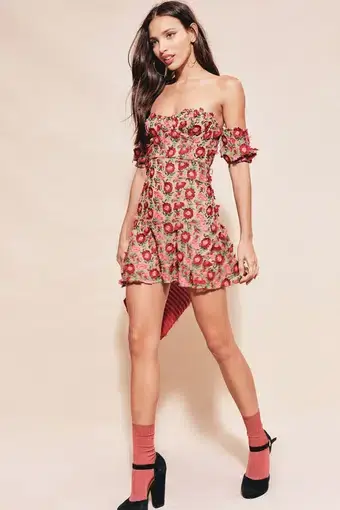For Love and Lemons Amelia Dress Floral Size 8