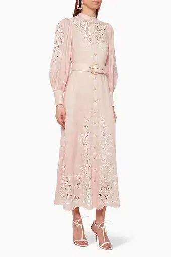 Zimmermann Freja Embroidered Dress in Blossom Size 0/Au 8