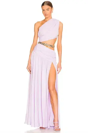 Bronx and Bronco Jafari Gown Lavender Size AU 8