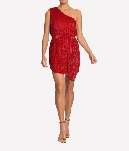 Retrofete Ella Mini Dress Red Size AU 8