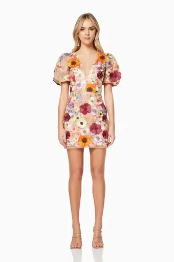 Elliatt Rosalind Mini Dress Floral Size M / AU 10