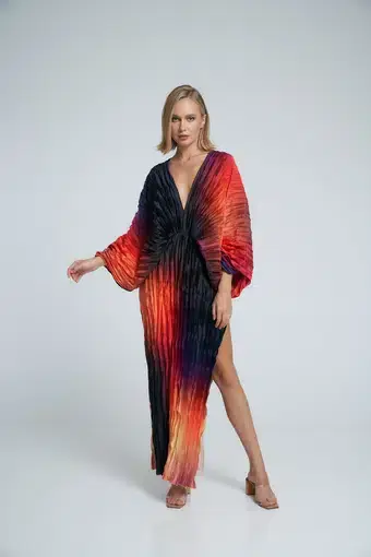L’idee De Luxe Gown Fire Ombré Size 12