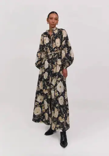 Morton Mac Amalia Maxi Dress Floral Size M / AU 10
