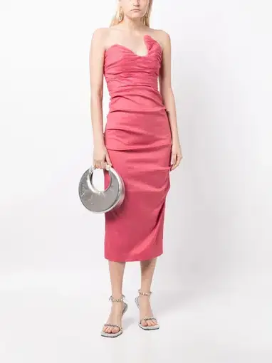 Rachel Gilbert Cheri Dress in Pink Size 10