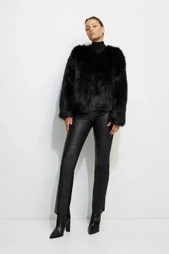 Unreal Fur Dream Jacket Black Size 10