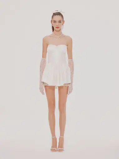 Nana Jacqueline Airina Mini Dress White Size 8