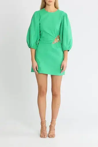 Suboo Elodie Mini Dress Green Size 8