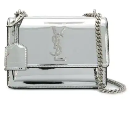 YSL Sunset Handbag Silver