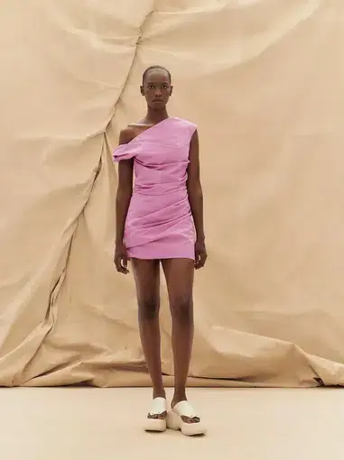 Paris Georgia Remmy Mini Dress Barbie Pink Size XXS / Au 4