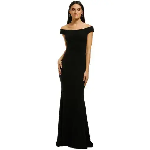 Samantha Rose Thompson Gown in Black Size 18