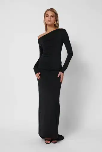 Effie Kats Margot Dress Black Size L / Au 12