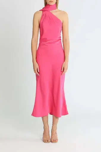 Misha Vivica Dress Pink Size 8