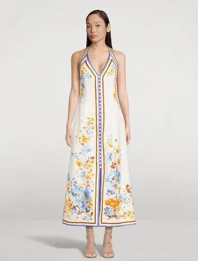 Zimmermann Halcyon Slip Dress Floral Size 4/Au 16