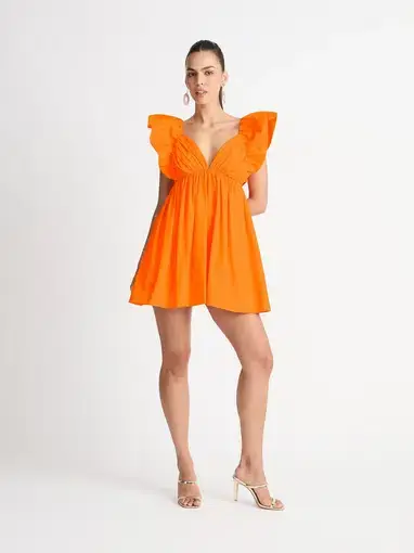 Sheike Bermuda Mini Dress Orange Size 10 