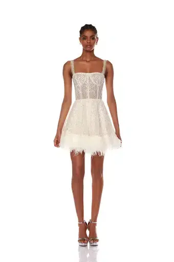 Bronx and Banco Mademoiselle Mini Dress White Size S / AU 8 
