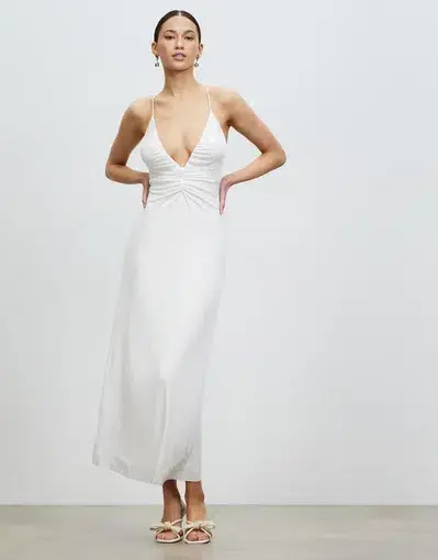 Lover Nadia Maxi Dress White Size 10