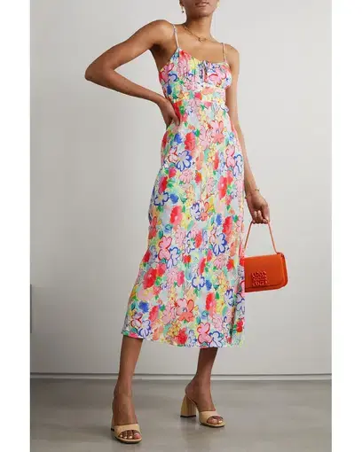 Rixo London Lanie Dress Floral Size 8 