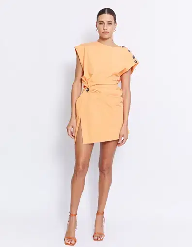 Pfeiffer Grenada Mini Twist Dress Tangerine Size 10 