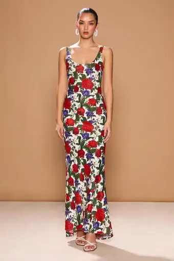 Sonya Moda Capri Dress Print Size 10