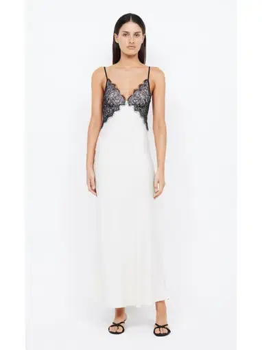 Bec & Bridge Emery Lace Maxi Dress White Size AU 8 