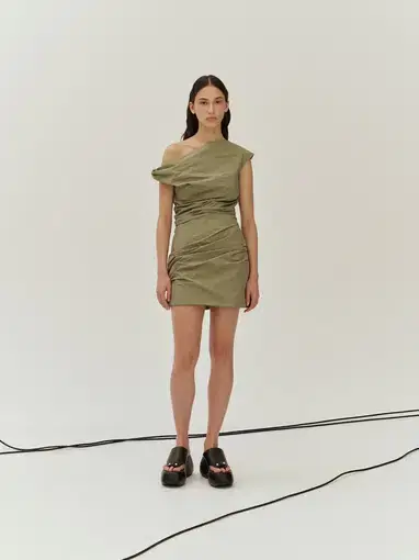 Paris Georgia Remmy Mini Dress Clay Size XS /Au 8