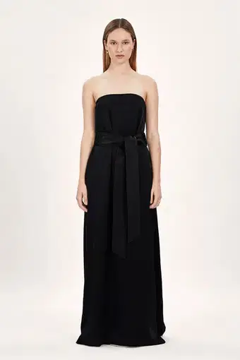 Ginger & Smart Cursive Gown Black Size 8
