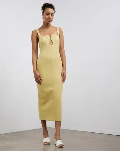 Camilla & Marc Brixton Dress Mustard Yellow Size 12