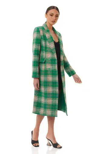 Eliya the Label Quinton Coat Green Size L / AU 12