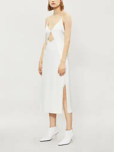 Dion Lee Tessellate Cami Dress Ivory Size 8