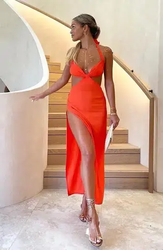 Arcina Ori Siena Dress Orange Size 6