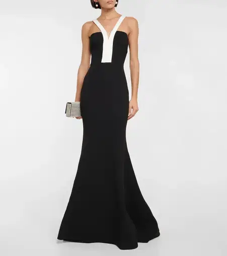 Rebecca Vallance Hepburn Gown Black Size 10