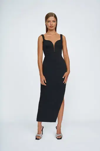 By Johnny Kimberly Full Length Dress Black Size 12 