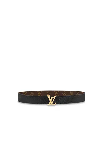Louis Vuitton LV Initiales 30mm Reversible Belt Black/Brown Size 85