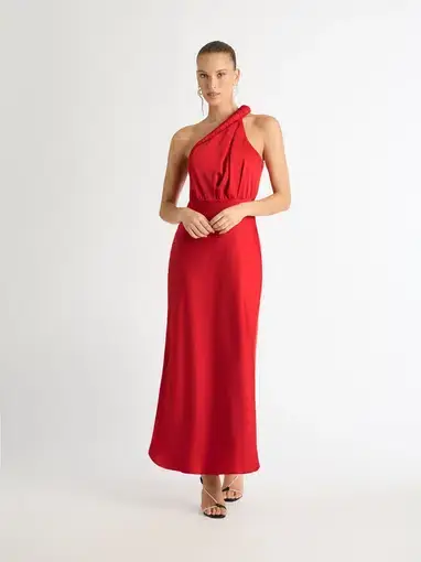 Sheike Naomi Maxi Dress Red Size 8