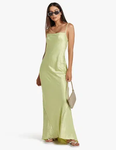 Bec & Bridge Lani Maxi Dress Green Size 10