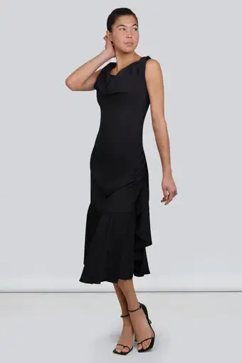 Vivienne Westwood Ginnie Frill Dress Black Size 6