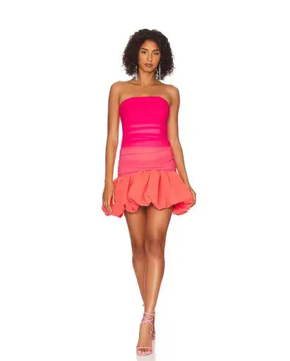 Nbd Anaisha Mini Dress in Pink Multi Size 8