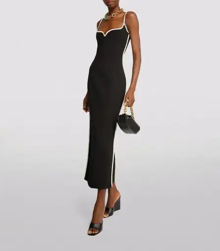 Paris Georgia Heart Dress Black Size XS/Au 6