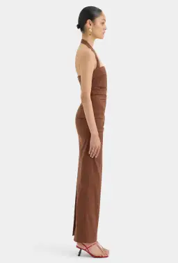 Sir the Label Nikki Gown Brown Size 1 / AU 8 for rent on The Volte - image 2