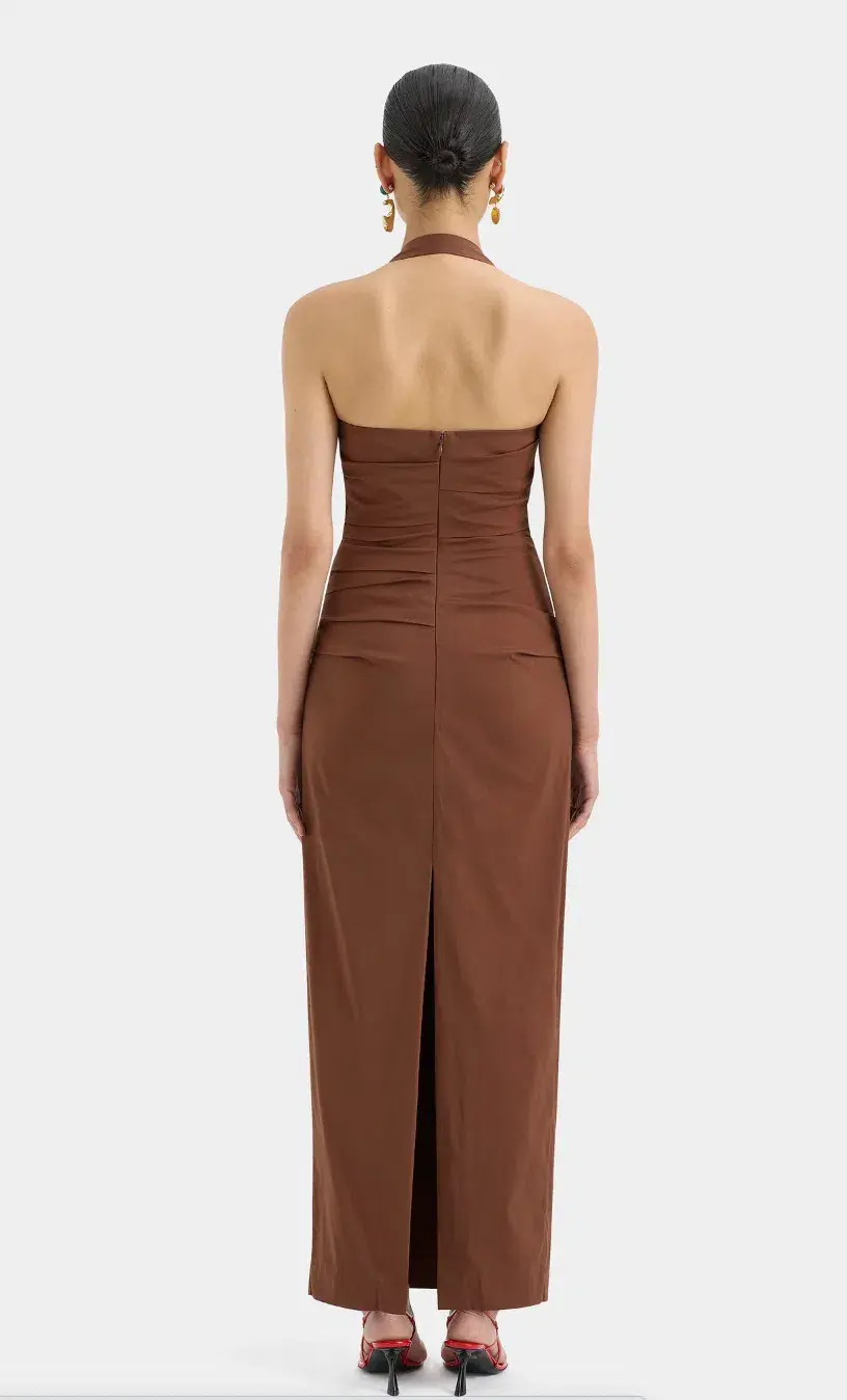 Sir the Label Nikki Gown Brown Size 1 / AU 8 for rent on The Volte - main image