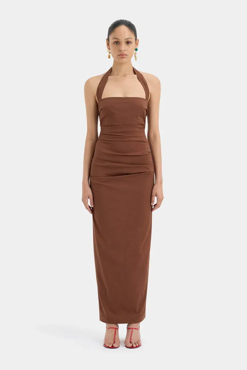Sir the Label Nikki Gown Brown Size 1 / AU 8 for rent on The Volte - main image
