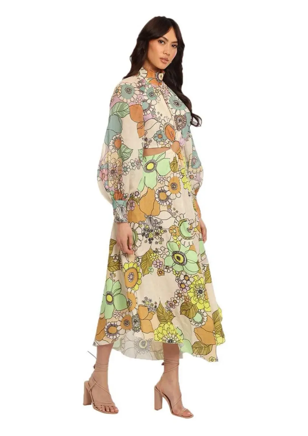 Alemais Farrah Maxi Dress Floral Size 8 for rent on The Volte - main image