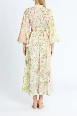 Alemais Marta Cutout Midi Dress Multi Size 14 for rent on The Volte - image 3