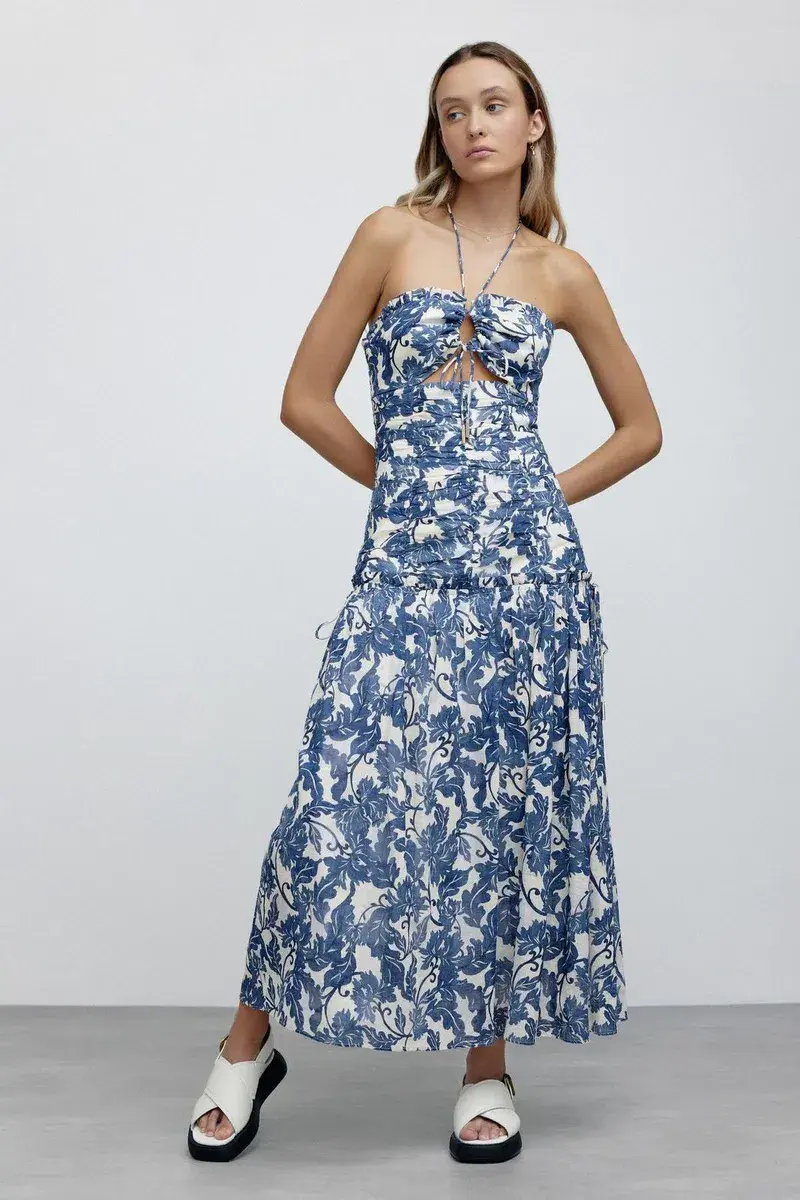 Significant Other Scarlett Midi Dress Floral Size 10 for rent on The Volte - main image