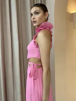 Sonya Moda Noya Maxi Dress Pink Size 10 for rent on The Volte - image 4