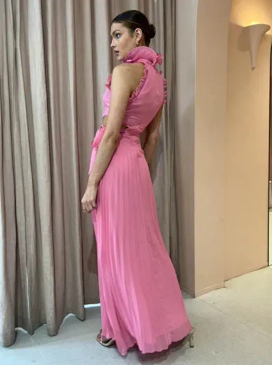 Sonya Moda Noya Maxi Dress Pink Size 10 for rent on The Volte - main image