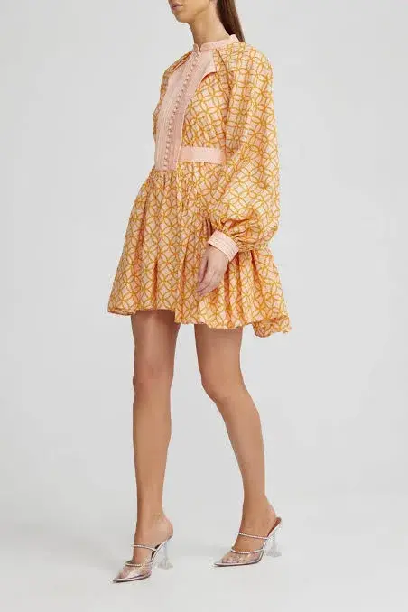 Acler Gibson Dress in Sherbet Size AU 10 for rent on The Volte - main image