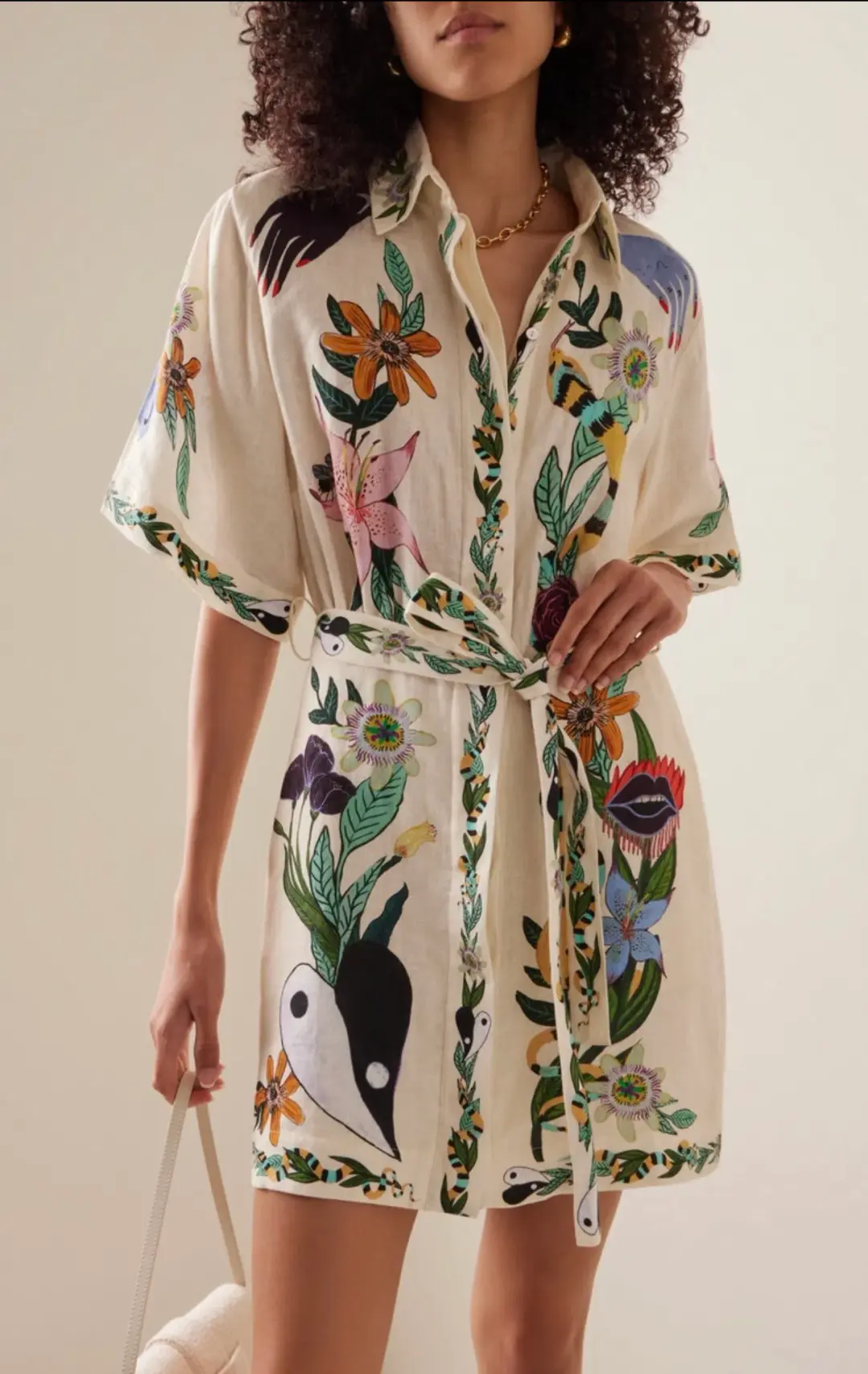 Alemais Meagan Mini Dress Print Size AU 16 for rent on The Volte - main image