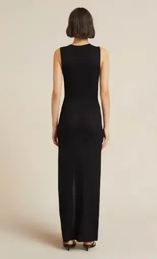 Bec & Bridge Janet Knit Maxi Dress Black Size 6 for rent on The Volte - main image